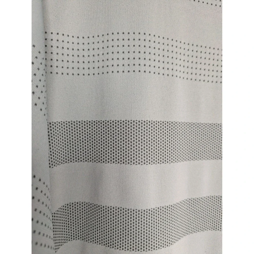 Nike Golf Shirt‎ Mens 2XL Green Zonal Cooling Polo Striped Vented Performance